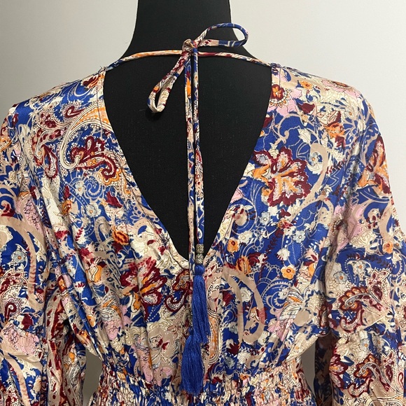 Bohemian Floral Maxi Dress - Picture 5 of 12